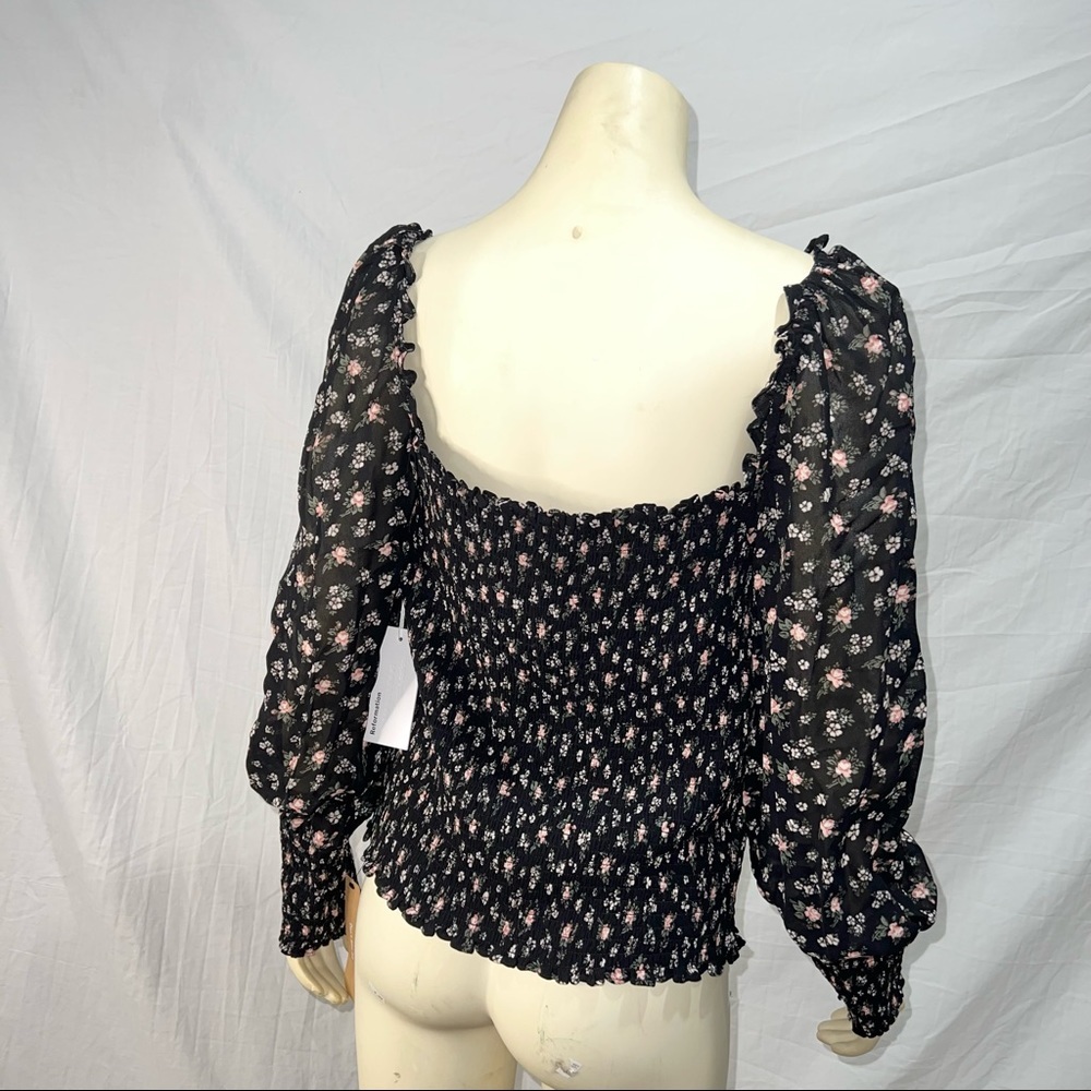 Reformation Pinto Smocked Top - Picture 2 of 4